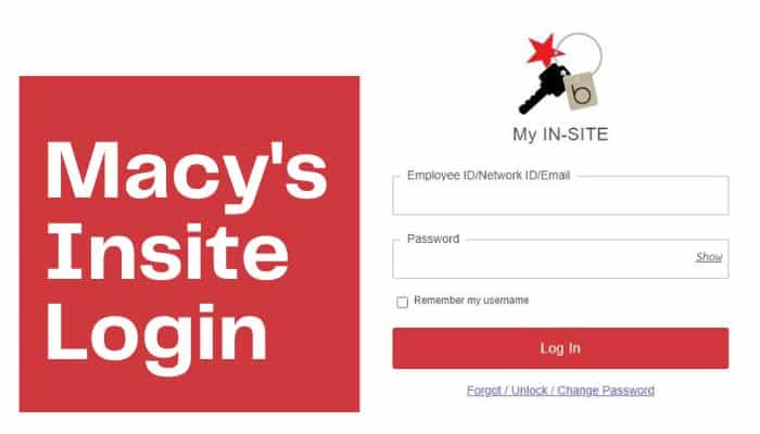 Macy's Insite Login